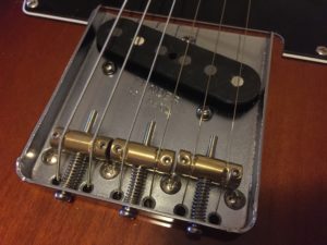 New Gotoh saddles on Telecaster Special